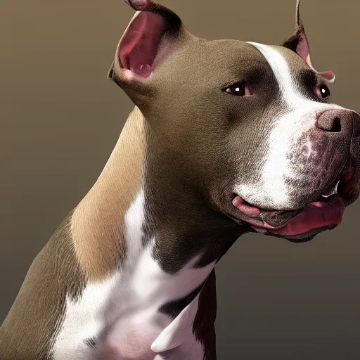 Image similar to pitbull dog drinks whiskey, real life, realistic, detailed, 4 k,