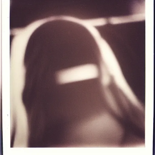 Image similar to polaroid photo of a faceless person