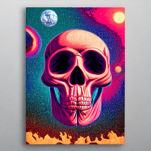 Image similar to ngc 3132 melting mysterious skull landscape by Casey Weldon, dan mumford 8k ultra high definition, upscaled, edge of the world, image credit nasa nat geo