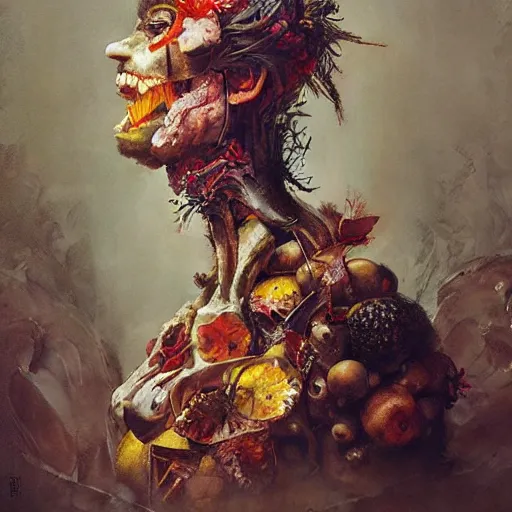 Image similar to masterpiece by arcimboldo, greg rutkowski