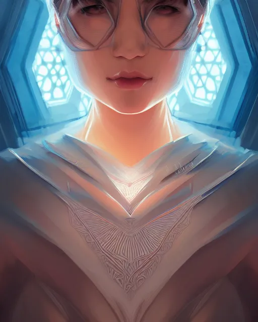 Image similar to symmetry!! portrait, intricate, elegant, highly detailed, digital painting, artstation, concept art, smooth, sharp focus, illustration, art by rossdraws, 8 k