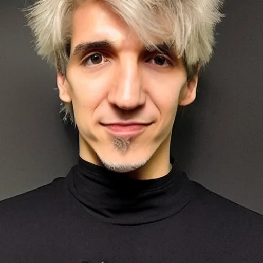 Image similar to xqc, big long nose, underbite