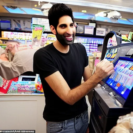 Image similar to nev schulman of catfish using fake ids to buy lottery tickets