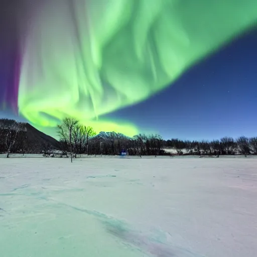 Image similar to aurora borealis trapped in ice