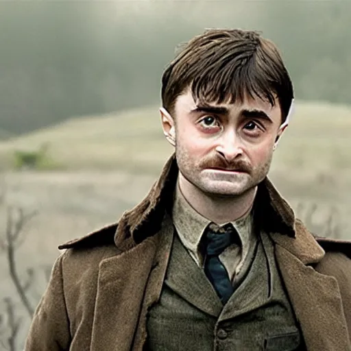 Prompt: Daniel Radcliffe plays Daniel Plainview in There Will be Blood