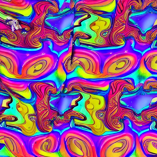 Image similar to psychedelic trippy couch in space, planets, milky way, sofa, cartoon