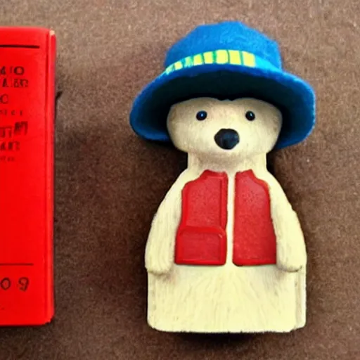 Image similar to paddington bear living in a matchbox