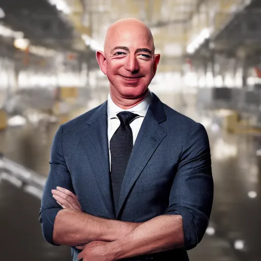 Image similar to jeff bezos with an afro, ultra realistic, canon 3 5 mm portrait photography, 8 k, unreal engine