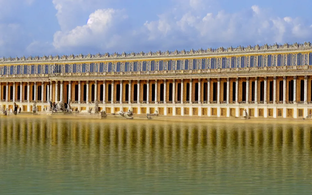 Prompt: palace of versailles pixels