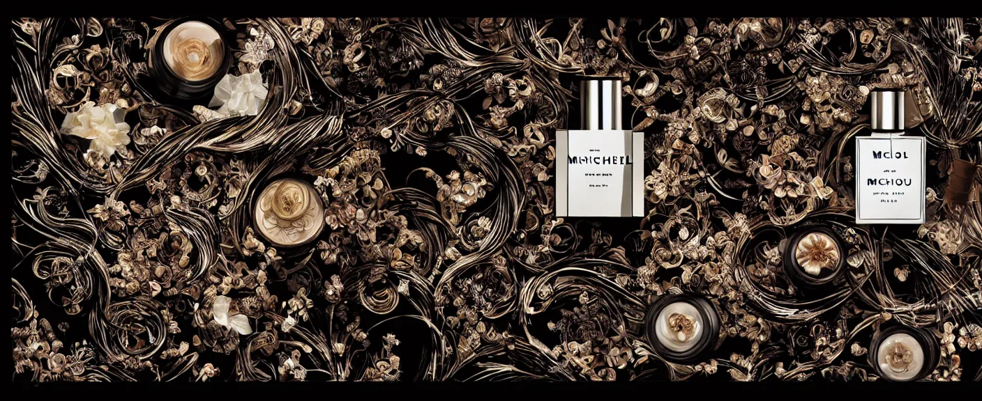 Image similar to fragrance advertising campaign by michael bay, detailed, intricate, high contrast