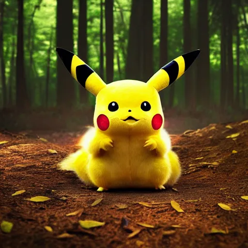 Forest Pokemon, cute, nature, pokemon, pikachu, HD wallpaper