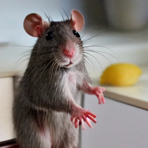 Prompt: There's a rat in me kitchen what am I gonna do