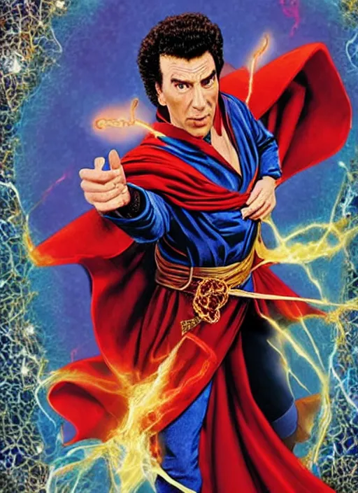 Image similar to Cosmo Kramer as Dr. Strange