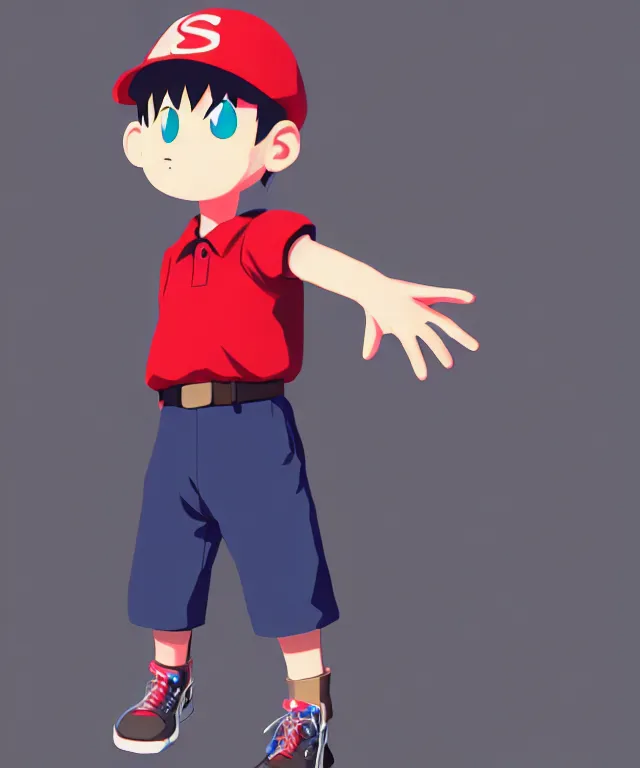 portrait of ness from earthbound, anime fantasy | Stable Diffusion | OpenArt