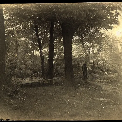 Prompt: shady liminal place, dreamy, 1 9 0 0's photo