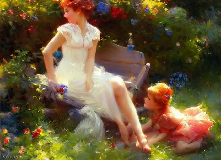 Prompt: fun in the sun by vladimir volegov and alexander averin and delphin enjolras and daniel f. gerhartz