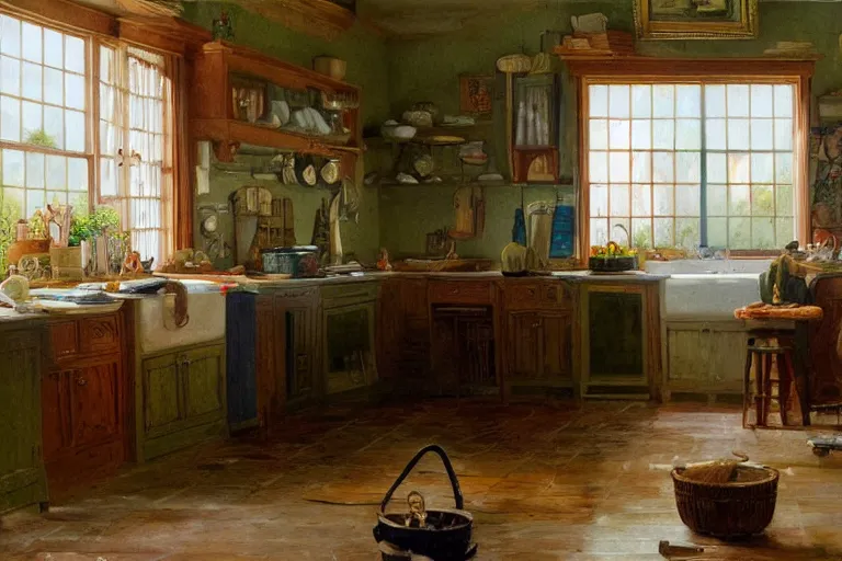 last day of an old man, old house kitchen, memories on | Stable ...