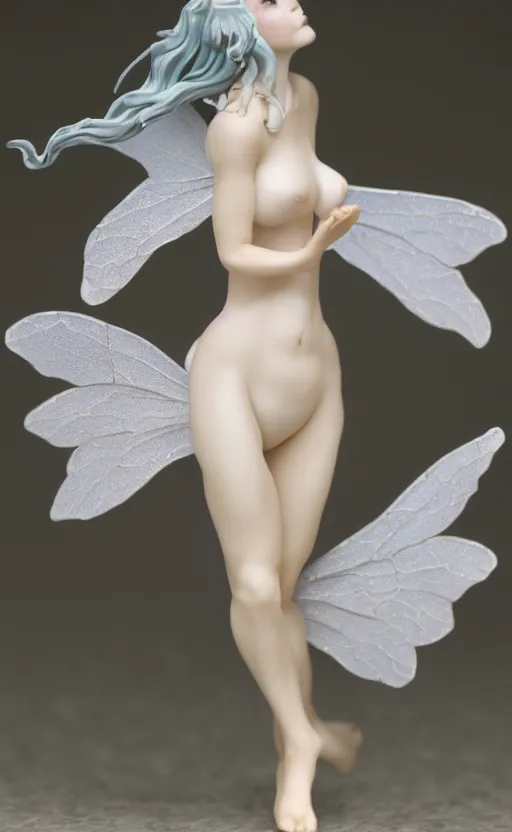 Image similar to !dream Porcelain fairy girl figure, 8k, studio photography, highly detailed