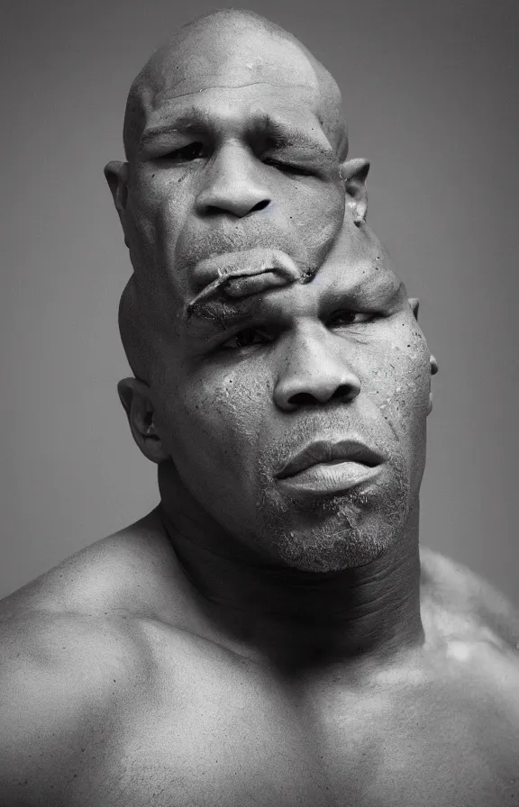 Image similar to photo portrait of Mike Tyson