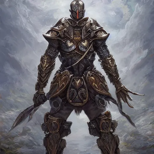 Image similar to fantasy art hyper realistic ai created interesting bizarre armor fantastic art award winning best ultra detailed magnificent