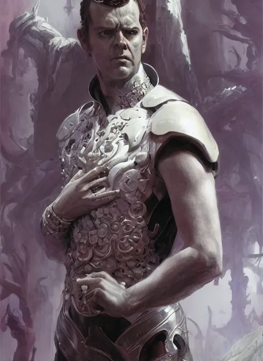 Image similar to Portrait of Caligula, marvel comics, dark, intricate, highly detailed, smooth, artstation, digital illustration by Ruan Jia and Mandy Jurgens and Artgerm and Wayne Barlowe and Greg Rutkowski and Frank Frazetta