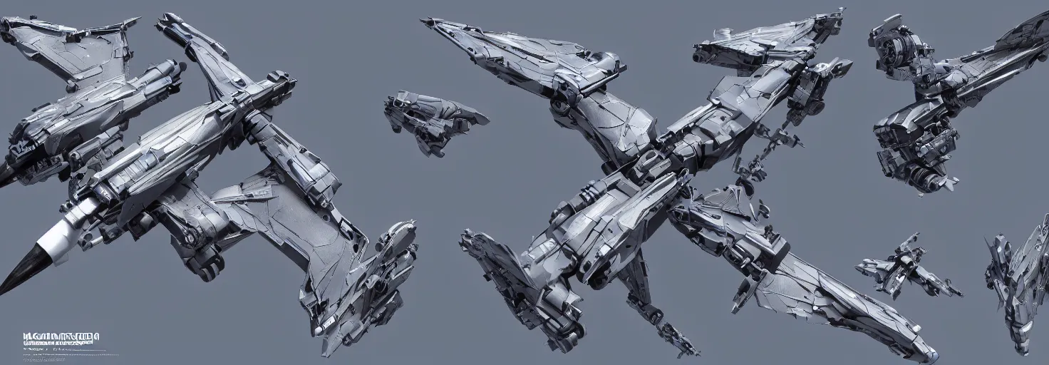 Prompt: symmetry!! a mechanized eagle with it's wings spread, gunmetal grey, top down view!! mecha, jet fighter, space shuttle, robotic, highly detailed, artstation, super realistic, unreal engine