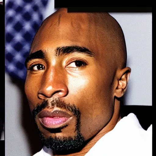 Image similar to tupac at age 5 0