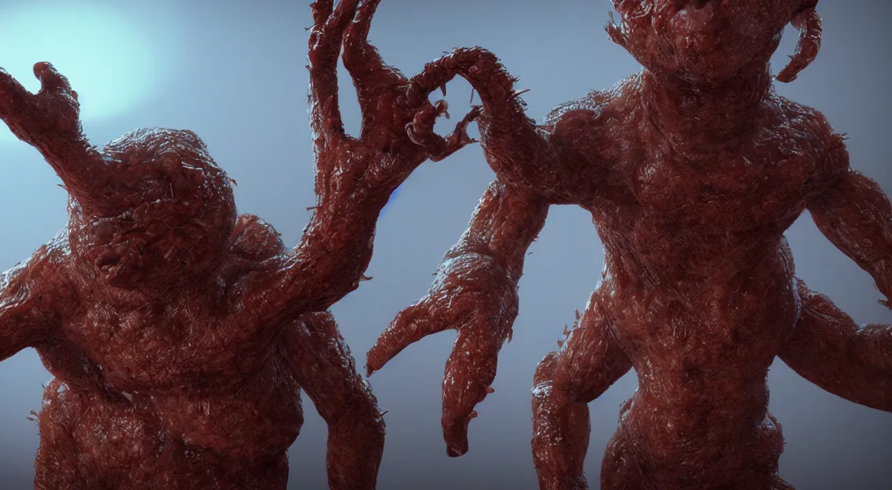 Image similar to the thing ( 1 9 8 2 ), virus ( 1 9 9 9 ), unreal engine, octane render, cycles render, trending on artstation