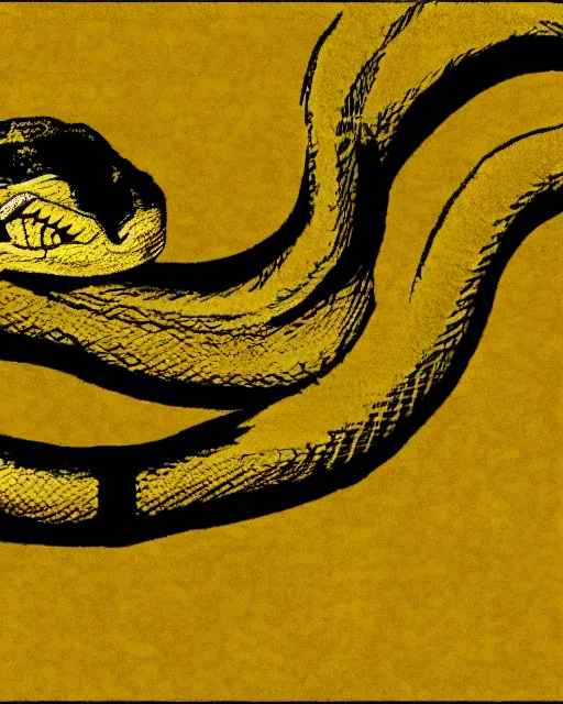 Image similar to super cute snake from libertarian gadsden flag, hyper realism, cinematic, volumetric lighting, intricate complexity, extremely detailed,