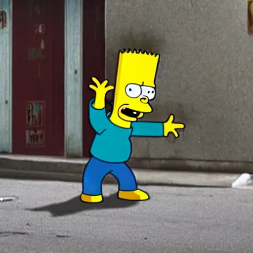 Image similar to still of bart simpson in The Raid 2