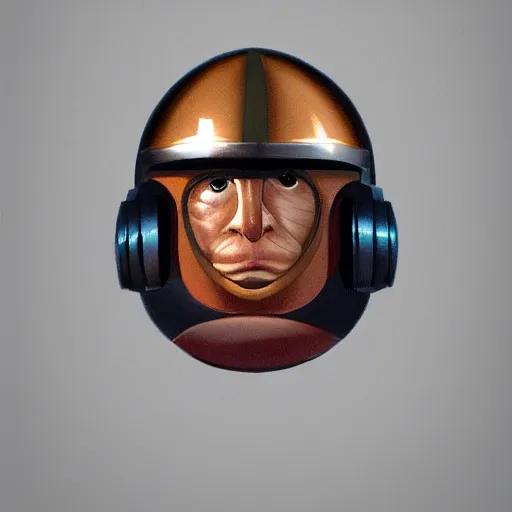 Image similar to dark helmet from spaceballs, dik dik spaceballs digital illustration, trending on artstation, animated