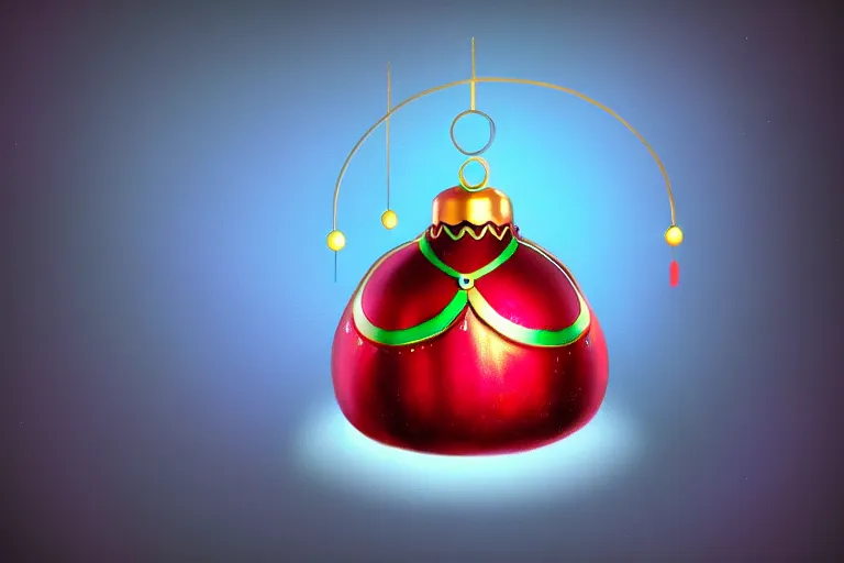 Image similar to a detailed concept art of a jingle bell, trending on artstation, digital art, 4 k, scandinavian