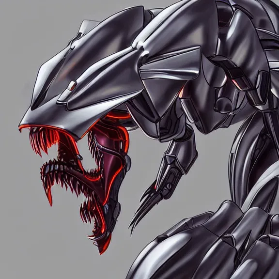 Image similar to close up mawshot of a perfect elegant beautiful stunning anthropomorphic hot female robot mecha dragon, with sleek silver metal armor, glowing OLED visor, looking the camera, eating camera pov, open dragon maw being highly detailed and living, pov camera looking into the maw, food pov, micro pov, prey pov, vore, digital art, pov furry art, anthro art, furry, warframe art, high quality, 8k 3D realistic, dragon mawshot art, maw art, macro art, micro art, dragon art, Furaffinity, Deviantart, Eka's Portal, G6