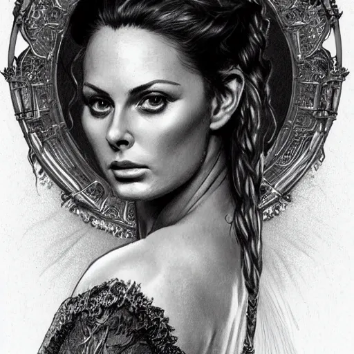 Image similar to amazing lifelike award winning pencil illustration of kim Woodburn trending on art station artgerm Greg rutkowski alphonse mucha cinematic