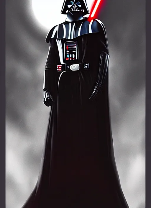 Image similar to Darth Vader by Alex Ross, beautiful art, 4K, ethereal lighting, smooth, refined