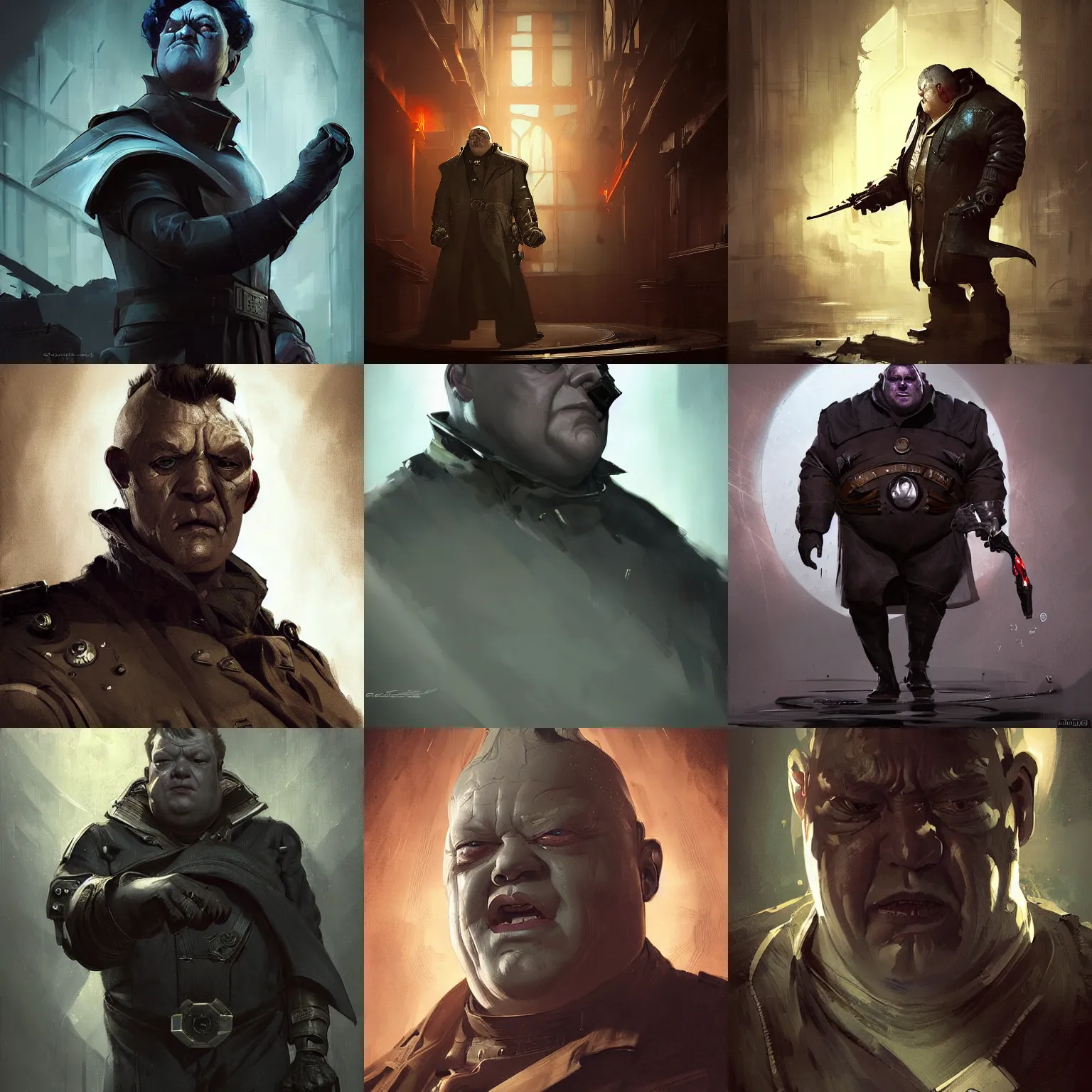 Prompt: a digital painting of baron harkonnen by cedric peyravernay. dishonored concept art. amazing details, dramatic lighting. stylized