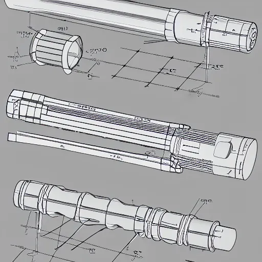 Prompt: ikea instructions on how to ensamble a rocket, exploded view, engineering documentation z cad file