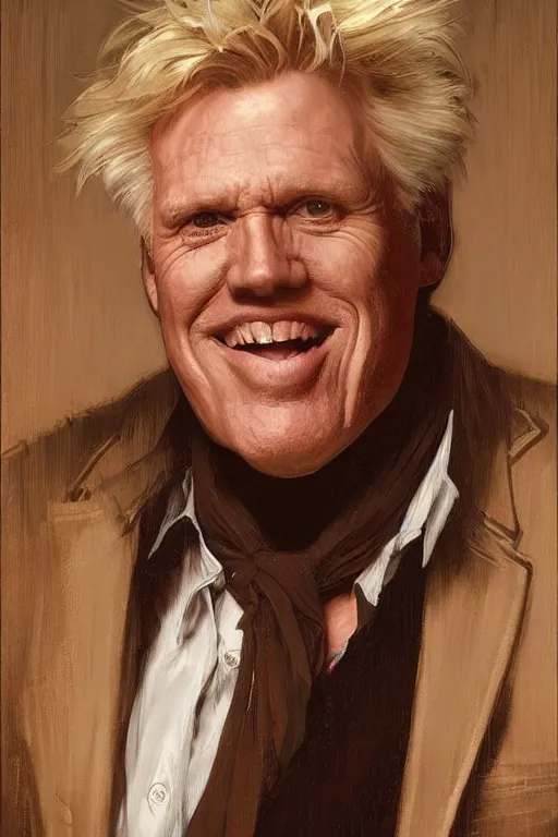 Prompt: Gary Busey portrait by Stanley Artgerm Lau, greg rutkowski, thomas kindkade, alphonse mucha, loish, norman Rockwell