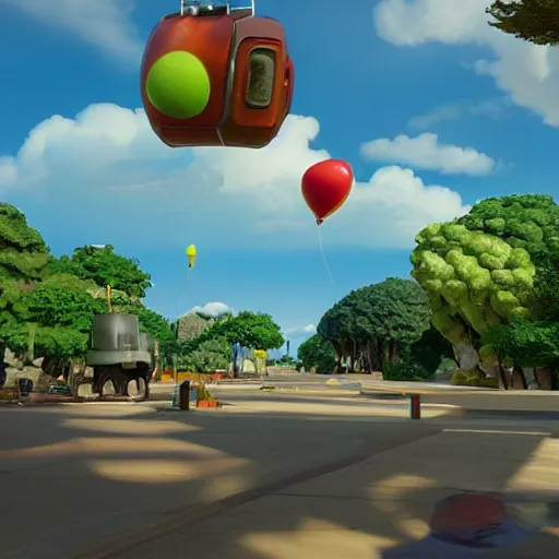 Image similar to pixar environment, renderman