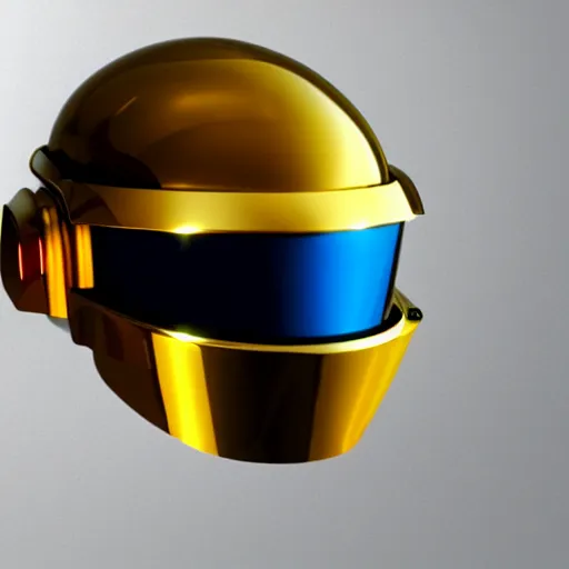 Image similar to cinematic daft punk helmet, playstation joystick, sci fi texture, artstation, pascal blanche, moebius, james paick, unreal engine render