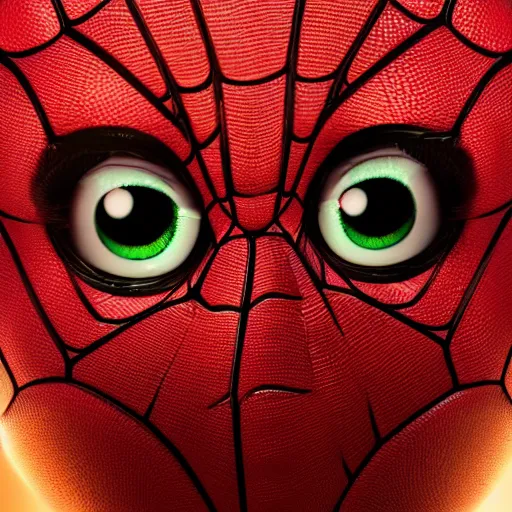 Prompt: super cute but angry spider, portrait, face symmetry, centered, anime style, disney character style, octane render, symetrical portrait, 3 d, pixar, disney, epic lighting, cinematic composition, hyperrealistic, 8 k