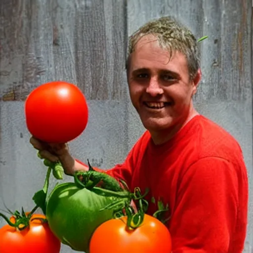 Image similar to tomato man