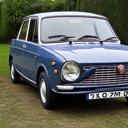 Prompt: vaz 2101 as Fiat 124 year 1967