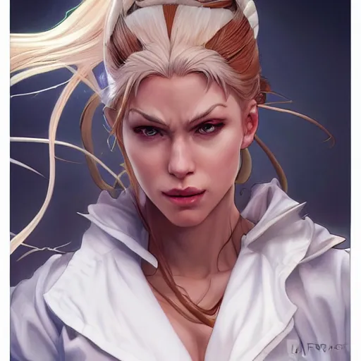 Image similar to felicia hardy as a street fighter character, cg animation, capcom, realistic, character select portrait, by artgerm, greg rutkowski, alphonse mucha, 3 d