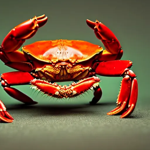 Image similar to a crab - cat - hybrid, animal photography