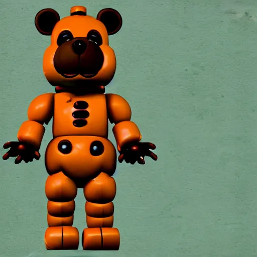Image similar to deploy freddy fazbear, vintage photograph