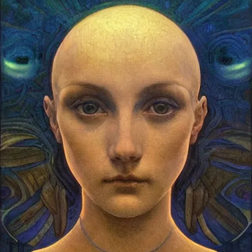 Prompt: Extreamly beautiful Eyes, Hypnotic Eyes, Emotional Eyes, by Annie Swynnerton and Nicholas Roerich and jean delville, glowing paper lanterns, strong dramatic cinematic lighting , ornate tiled architecture, lost civilizations, smooth, sharp focus, extremely detailed