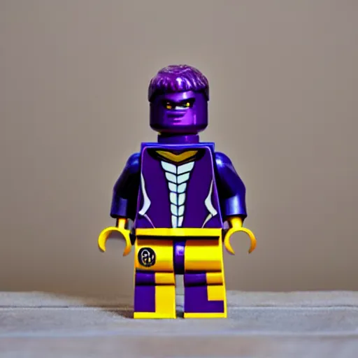 Image similar to Thanos as a lego figure
