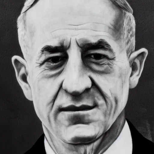 Image similar to portrait of benny gantz