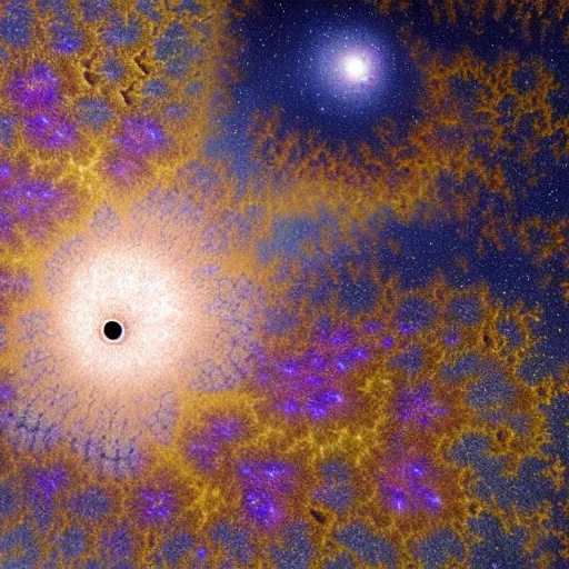 Image similar to Liminal space in outer space by Benoit B. Mandelbrot